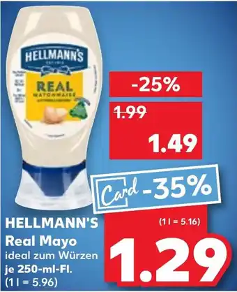 Kaufland HELLMANN'S Real Mayo Angebot