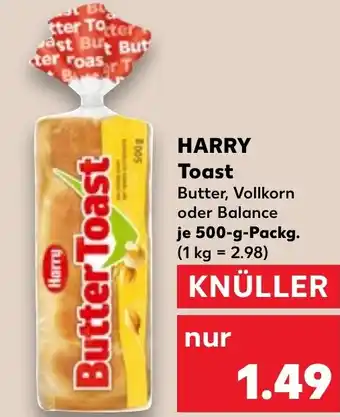 Kaufland HARRY Toast Angebot