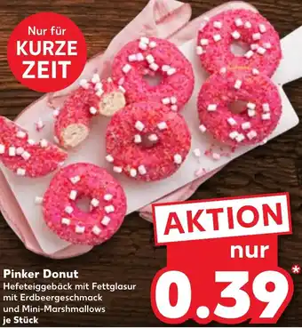 Kaufland Pinker Donut Angebot