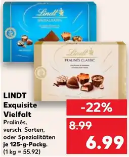 Kaufland LINDT Exquisite Vielfalt Angebot