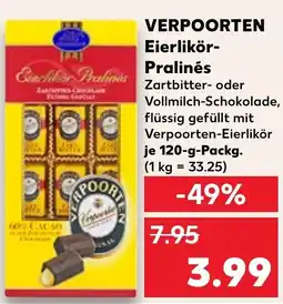 Kaufland VERPOORTEN Eierlikör- Pralinés Angebot