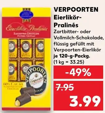 Kaufland VERPOORTEN Eierlikör- Pralinés Angebot