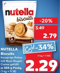 Kaufland NUTELLA Biscuits Angebot