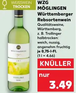 Kaufland WZG MÖGLINGEN Württemberger Rebsortenwein Angebot