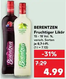 Kaufland BERENTZEN Fruchtiger Likör Angebot