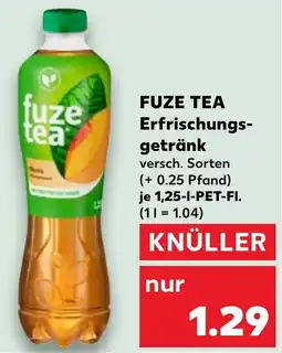 Kaufland FUZE TEA Erfrischungs- getränk Angebot