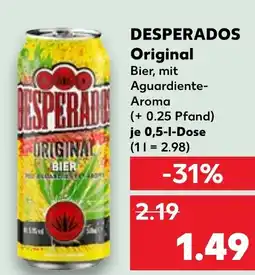 Kaufland DESPERADOS Original Angebot