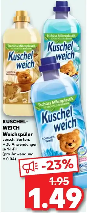 Kaufland KUSCHEL- WEICH Weichspüler Angebot
