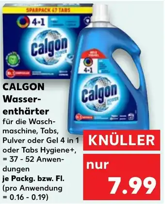 Kaufland CALGON Wasser- enthärter Angebot