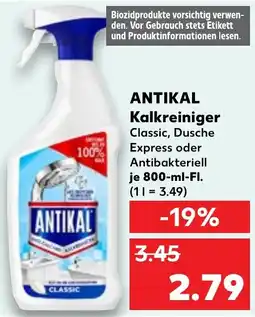 Kaufland ANTIKAL Kalkreiniger Angebot