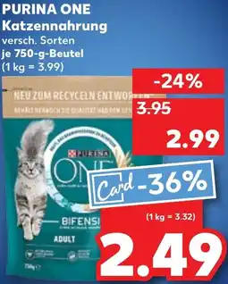 Kaufland PURINA ONE Katzennahrung Angebot