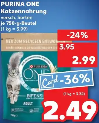 Kaufland PURINA ONE Katzennahrung Angebot
