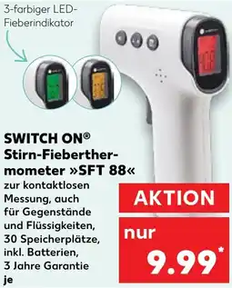 Kaufland SWITCH ON Stirn-Fieberther- mometer SFT 88 Angebot