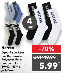 Kaufland MUSTANG Herren- Sportsocken Angebot