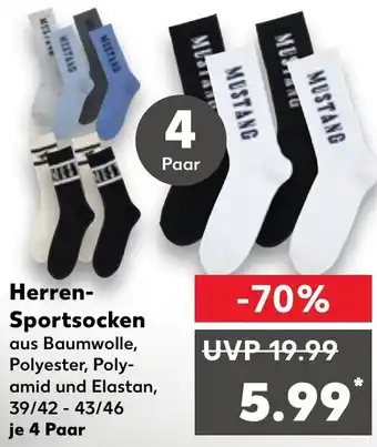 Kaufland MUSTANG Herren- Sportsocken Angebot