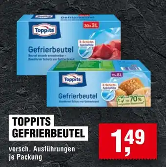Handelshof TOPPITS GEFRIERBEUTEL Angebot