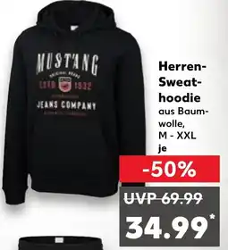 Kaufland MUSTANG Herren- Sweat- hoodie Angebot