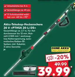 Kaufland PARKSIDE Akku-Teleskop-Heckenschere 20 V PTHSA 20-Li D5 Angebot