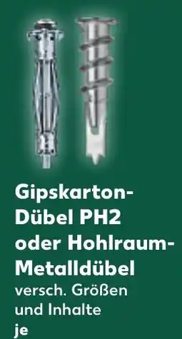 Kaufland PARKSIDE Gipskarton- Dübel PH2 oder Hohlraum- Metalldübel Angebot