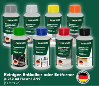 Kaufland PARKSIDE Reiniger, Entkalker oder Entferner Angebot