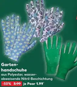 Kaufland Garten- handschuhe Angebot