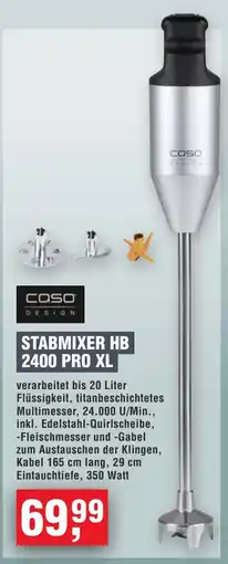Handelshof CASO DESIGN STABMIXER HB 2400 PRO XL Angebot