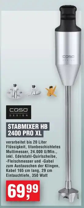Handelshof CASO DESIGN STABMIXER HB 2400 PRO XL Angebot
