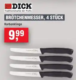 Handelshof DICK BRÖTCHENMESSER, 4 STÜCK Angebot