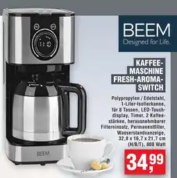 Handelshof BEEM KAFFEE- MASCHINE FRESH-AROMA- SWITCH Angebot