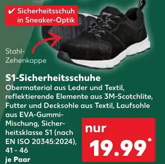Kaufland S1-Sicherheitsschuhe Angebot