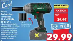 Kaufland Akku- Drehschlag- schrauber 20 V PASSK 20-Li C4 Angebot