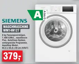 Handelshof SIEMENS WASCHMASCHINE WM14N127 Angebot