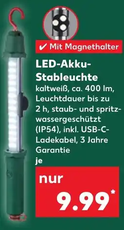 Kaufland PARKSIDE LED-Akku- Stableuchte Angebot
