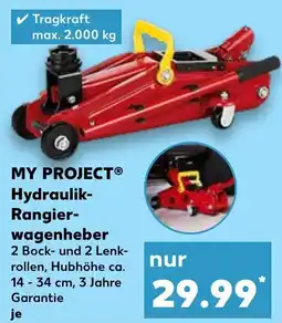Kaufland MY PROJECT Hydraulik- Rangier- wagenheber Angebot
