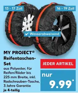 Kaufland MY PROJECT Reifentaschen-Set Angebot