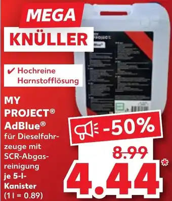 Kaufland MY PROJECT AdBlue Angebot