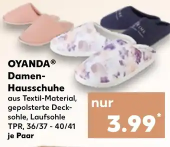 Kaufland OYANDA Damen- Hausschuhe Angebot