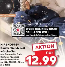 Kaufland HIP&HOPPS Kinder-Wendebett- wäsche-Set Angebot