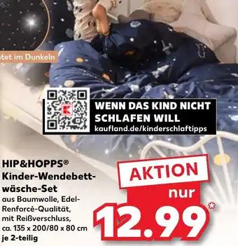 Kaufland HIP&HOPPS Kinder-Wendebett- wäsche-Set Angebot