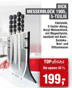Handelshof DICK MESSERBLOCK 1905, 5-TEILIG Angebot