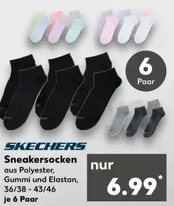 Kaufland SKECHERS Sneakersocken Angebot