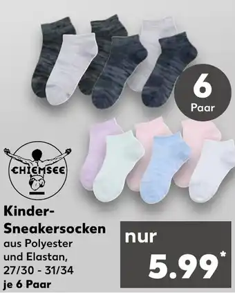 Kaufland CHIEMSEE Kinder- Sneakersocken Angebot