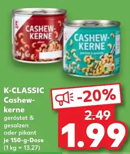 Kaufland K-CLASSIC Cashew- kerne Angebot