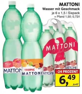 Lösch Depot MATTONI Wasser mit Geschmack Angebot