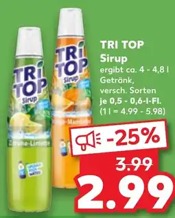 Kaufland TRI TOP Sirup Angebot