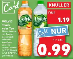 Kaufland VOLVIC Touch oder Tee Mineralwasser Angebot