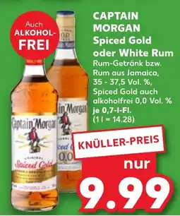 Kaufland CAPTAIN MORGAN Spiced Gold oder White Rum Angebot
