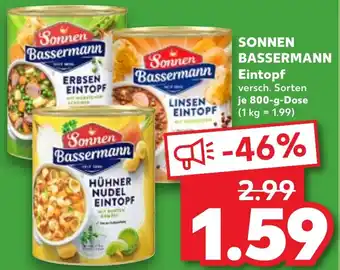 Kaufland SONNEN BASSERMANN Eintopf Angebot