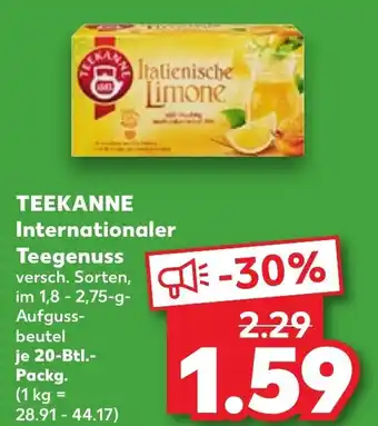 Kaufland TEEKANNE Internationaler Teegenuss Angebot