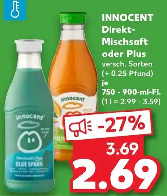 Kaufland INNOCENT Direkt- Mischsaft oder Plus Angebot